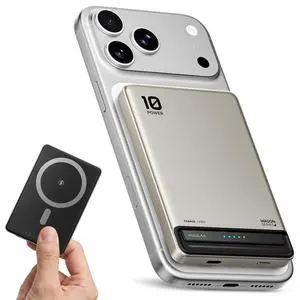 for Magsafe Portable Charger, 10000mAh Ultra-Slim Wireless Magnetic Power Bank with USB C 20W Fast Charging, Travel Essential for Magsafe Battery Pack Compatible with 17/16/15/14/13/12 Series for Magsafe Portable Charger, 10000mAh Ultra-Slim Wireless Magnetic Power Bank with USB C 20W Fast Charging, Travel Essential for Magsafe Battery Pack Compatible with 17/16/15/14/13/12 Series