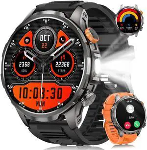 Smart Watches for Men,1.91''Military Smart Watch with 100+ Sport Modes/Blood Pressure/Heart Rate/Sleep, Fitness Tracker for Android and iPhone, Waterproof Watches for Men(Black) Smart Watches for Men,1.91''Military Smart Watch with 100+ Sport Modes/Blood Pressure/Heart Rate/Sleep, Fitness Tracker for Android and iPhone, Waterproof Watches for Men(Black)