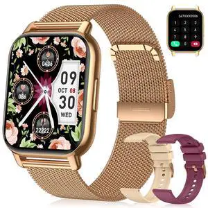 Fitness Tracker Smart Watch for Women Men, 1.85" Activity Tracker with Heart Rate SpO2 Sleep Monitor, 110+ Sport Modes, IPX8 Waterproof Smartwatch for Android iOS Phone3 Bands Fitness Tracker Smart Watch for Women Men, 1.85" Activity Tracker with Heart Rate SpO2 Sleep Monitor, 110+ Sport Modes, IPX8 Waterproof Smartwatch for Android iOS Phone3 Bands
