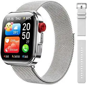 Smart Watch for Men Women, Fitness Tracker Smartwatch 1.83" HD IP68 Gray Smart Watch for Men Women, Fitness Tracker Smartwatch 1.83" HD IP68 Gray