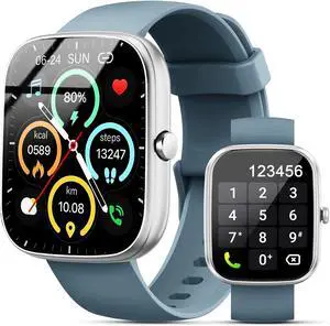 Smart Watch, SmartWatch for Men Women HD Touch Screen Answer/Make Call, IP68 Waterproof 120+ Sport Activity Tracker, Fitness Tracker with Sleep Monitor/Pedometer Heart Rate SpO2 for Android iOS Smart Watch, SmartWatch for Men Women HD Touch Screen Answer/Make Call, IP68 Waterproof 120+ Sport Activity Tracker, Fitness Tracker with Sleep Monitor/Pedometer Heart Rate SpO2 for Android iOS