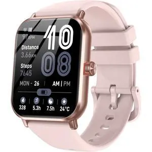 Smart Watch for Men Women, 1.83" HD Touch Screen Smartwatch with Bluetooth Call, 5 ATM Waterproof, 130+ Sport Modes Fitness Tracker Heart Rate Sleep Monitor Pedometer, Compatible with Android iPhone Smart Watch for Men Women, 1.83" HD Touch Screen Smartwatch with Bluetooth Call, 5 ATM Waterproof, 130+ Sport Modes Fitness Tracker Heart Rate Sleep Monitor Pedometer, Compatible with Android iPhone