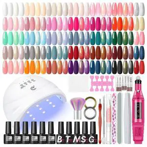 53pcs Gel Nail Polish Kit with U V light and Drill Starter Kit 35 Colors Gel Nail Polish with 5pcs Top Base Coat Nail Art Professional Gel Manicure Kits Gifts for Women Teens Girls 53pcs Gel Nail Polish Kit with U V light and Drill Starter Kit 35 Colors Gel Nail Polish with 5pcs Top Base Coat Nail Art Professional Gel Manicure Kits Gifts for Women Teens Girls