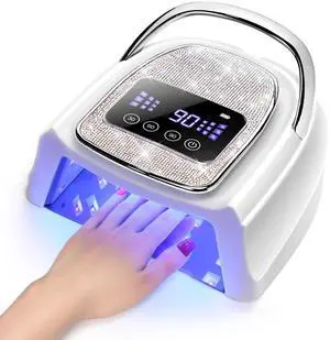 U V Nail Lamp Cordless Rechargeable U V Light for Gel Nails Prossional Automatic Sensor 3 Timer Quick Drying Glitter Nail Dryer Gifts for Women U V Nail Lamp Cordless Rechargeable U V Light for Gel Nails Prossional Automatic Sensor 3 Timer Quick Drying Glitter Nail Dryer Gifts for Women