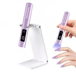 UV Light for Gel Nails, Mini UV Nail Lamp Hand held with Stand UV Light for Gel Nails, Mini UV Nail Lamp Hand held with Stand