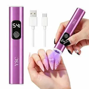 Handheld UV Light for Nails, Cordless Flash Cure Lamp LCD Dual Timers Handheld UV Light for Nails, Cordless Flash Cure Lamp LCD Dual Timers