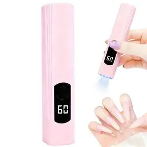 Handheld UV Light for Gel Nails,60Min Long-Lasting Mini UV Nail Lamp with LED Screen,Cordless LED Nail Dryer for Quick Manicures Portable Fast Cure Lamp for Nail Art,Home and Travel Use Handheld UV Light for Gel Nails,60Min Long-Lasting Mini UV Nail Lamp with LED Screen,Cordless LED Nail Dryer for Quick Manicures Portable Fast Cure Lamp for Nail Art,Home and Travel Use