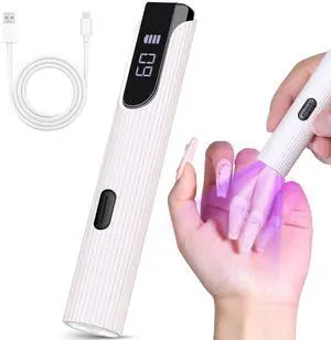 Handheld UV Light for Gel Nails,Cordless UV Nail Lamp for Nail Glue Handheld UV Light for Gel Nails,Cordless UV Nail Lamp for Nail Glue