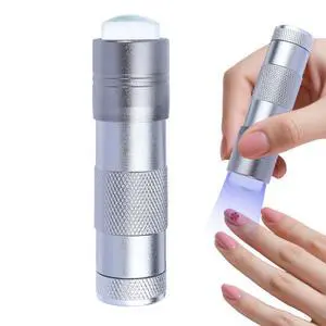 Handheld Nails Art UV Press Light, UV Lamp with French Nail Stamper Head Handheld Nails Art UV Press Light, UV Lamp with French Nail Stamper Head