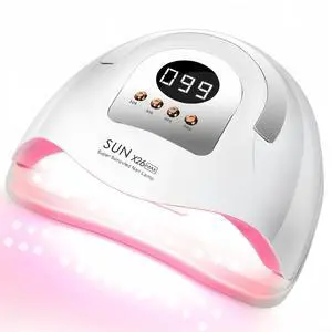 UV LED Nail Lamp with 81 Beads, 380W Nail Curing Lamps for Gel Polish with Automatic Sensor/4 Timer Setting,Led Nail Dryer, Professional Nail Art Drying Tools for Fingernail and Toenail UV LED Nail Lamp with 81 Beads, 380W Nail Curing Lamps for Gel Polish with Automatic Sensor/4 Timer Setting,Led Nail Dryer, Professional Nail Art Drying Tools for Fingernail and Toenail