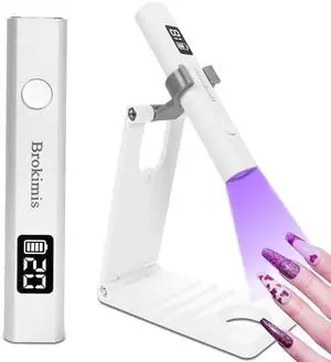 Handheld UV Light for Gel Nails with Stand Mini Nail Lamp Handheld UV Light for Gel Nails with Stand Mini Nail Lamp