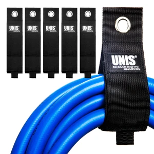 5 Pack Heavy Duty Large 13-inch Extension Cord Storage Organize Cables, Hoses, Power Cords, and Ropes with Extendable Cable Ties Strap Loop Hanger 5 Pack Heavy Duty Large 13-inch Extension Cord Storage Organize Cables, Hoses, Power Cords, and Ropes with Extendable Cable Ties Strap Loop Hanger