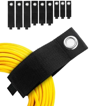 Heavy-Duty Storage Straps - 9 Pack Hook and Loop Hanging Extension Tool Cord Straps Organizer for Cable Management, Rope, Hoses, RV and Garage Organization - includ 10-inch/13-inch /17-inch Heavy-Duty Storage Straps - 9 Pack Hook and Loop Hanging Extension Tool Cord Straps Organizer for Cable Management, Rope, Hoses, RV and Garage Organization - includ 10-inch/13-inch /17-inch