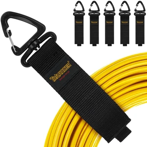 Extension Cord Organizer and Hanger, Storage Straps (6-Pack) | Hook-and-Loop Straps with Triangular Buckle to Hang on Walls for Cable,Wire,Rope,Hose,Organization in Home,Garage or Workshop Extension Cord Organizer and Hanger, Storage Straps (6-Pack) | Hook-and-Loop Straps with Triangular Buckle to Hang on Walls for Cable,Wire,Rope,Hose,Organization in Home,Garage or Workshop