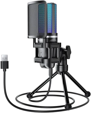 Podcast Microphone, USB Computer Mic, Cardioid Condenser PC Microfono | Tripod Stand Set with Pop Filter, for Podcasting, Streaming, Vocal Recording, PC & Laptop, 70''/180cm Cable, TC777 Pro Podcast Microphone, USB Computer Mic, Cardioid Condenser PC Microfono | Tripod Stand Set with Pop Filter, for Podcasting, Streaming, Vocal Recording, PC & Laptop, 70''/180cm Cable, TC777 Pro