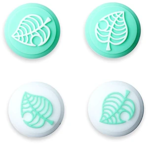 Joystick Rocker Case Thumb Sticks Grip Cover Analog Caps for Animal Crossing for Switch/Lite Joy-Con Controller Replacement Leaf Modified Parts 4PCS Joystick Rocker Case Thumb Sticks Grip Cover Analog Caps for Animal Crossing for Switch/Lite Joy-Con Controller Replacement Leaf Modified Parts 4PCS