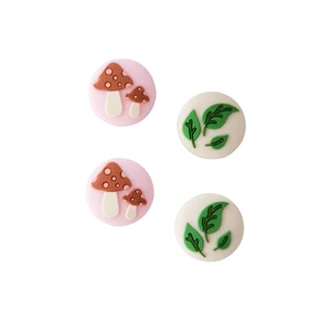 Switch Joycon Thumb Grip Caps, Soft Cute Silicone Joystick Cover Compatible with Nintendo Switch/OLED/Switch Lite, Analog Stick Grips Button Covers, 4PC Set (Spring Mushroom & Leaves) Switch Joycon Thumb Grip Caps, Soft Cute Silicone Joystick Cover Compatible with Nintendo Switch/OLED/Switch Lite, Analog Stick Grips Button Covers, 4PC Set (Spring Mushroom & Leaves)