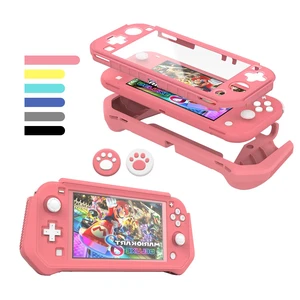 Switch Lite Case Protective Case for Nintendo Switch Lite | Compatible with Nintendo Lite, Screen Protector Cover Hand Grip with Detachable TPU+Built-in PC Screen (Pink) Switch Lite Case Protective Case for Nintendo Switch Lite | Compatible with Nintendo Lite, Screen Protector Cover Hand Grip with Detachable TPU+Built-in PC Screen (Pink)