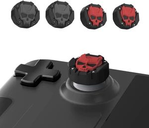 Thumb Grip Caps for Steam Deck Joystick,Soft Silicone Anti-Slip Thumbsticks Cover Set Compatible with Steam Deck Only - 2 Pairs/4 PCS (Black & Red) Thumb Grip Caps for Steam Deck Joystick,Soft Silicone Anti-Slip Thumbsticks Cover Set Compatible with Steam Deck Only - 2 Pairs/4 PCS (Black & Red)
