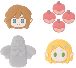 Cute Switch D-Pad Button Caps Silicone Thumb Grips Set, Anime Game ABXY Key Buttons Sticker Joystick Cover Caps for Nintendo Switch/OLED - Knight and Princess Cute Switch D-Pad Button Caps Silicone Thumb Grips Set, Anime Game ABXY Key Buttons Sticker Joystick Cover Caps for Nintendo Switch/OLED - Knight and Princess