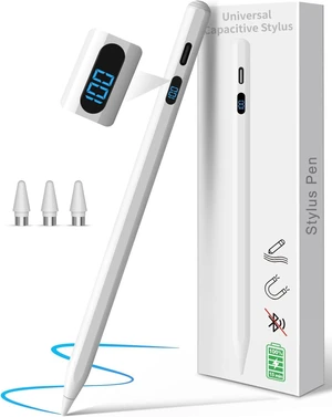 Stylus Pen for iPhone, High Senstivity Universal Stylus Pen | Fast Charging, Magnetic, Stylus Pen for Touchscreen with LED Power Display, for iPhone Andriod/Tablet/Switch/Samsung Galaxy Stylus Pen for iPhone, High Senstivity Universal Stylus Pen | Fast Charging, Magnetic, Stylus Pen for Touchscreen with LED Power Display, for iPhone Andriod/Tablet/Switch/Samsung Galaxy