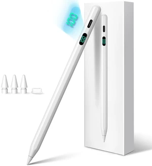 Stylus Pen for iPad 2026-2018 with LED Power Display 2X Fast Charge | Palm Rejection Pencil for iPad 10/9/8/7/6th,11th A16,Air 11/13 M2/M3/M4 ,Pro 11/13 M4/M5,Pro 12.9",Air 5/4/3,Mini 7/6/5 Stylus Pen for iPad 2026-2018 with LED Power Display 2X Fast Charge | Palm Rejection Pencil for iPad 10/9/8/7/6th,11th A16,Air 11/13 M2/M3/M4 ,Pro 11/13 M4/M5,Pro 12.9",Air 5/4/3,Mini 7/6/5