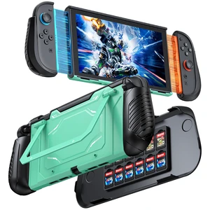 Dockable Protective Case for Switch 2 with Hard PC Front Cover (Light Green) Dockable Protective Case for Switch 2 with Hard PC Front Cover (Light Green)