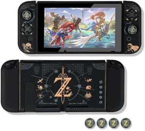 Dockable Protective Case Compatible with Switch, Hard Shell Case cover for Switch and Joy-Con Controllers Shock-Absorption and Anti-Scratch Design Protective (The Legend of zelda) Dockable Protective Case Compatible with Switch, Hard Shell Case cover for Switch and Joy-Con Controllers Shock-Absorption and Anti-Scratch Design Protective (The Legend of zelda)