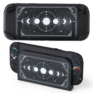 Protective Case for Switch 2, Cover Skin Dock Case for Nintendo Switch 2 2025 Console Joycon Controller Black Moon Phase Hard PC Slim Dockable Shell Kawaii Gaming Protector Accessories Protective Case for Switch 2, Cover Skin Dock Case for Nintendo Switch 2 2025 Console Joycon Controller Black Moon Phase Hard PC Slim Dockable Shell Kawaii Gaming Protector Accessories