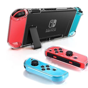 Dockable Clear Case for Nintendo Switch, Protective Case Cover for Nintendo Switch and Joy Con Controller- Crystal Clear Dockable Clear Case for Nintendo Switch, Protective Case Cover for Nintendo Switch and Joy Con Controller- Crystal Clear