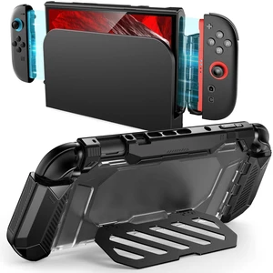 for Nintendo Switch 2 Protective Case, Dockable with Aluminum Stand | Quick-Release Joy-Cons, Ergonomic Grip, Military-Grade Protection, Hard Shell Protective Cover Accessories for Switch 2,Black for Nintendo Switch 2 Protective Case, Dockable with Aluminum Stand | Quick-Release Joy-Cons, Ergonomic Grip, Military-Grade Protection, Hard Shell Protective Cover Accessories for Switch 2,Black