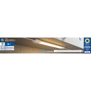 LED HD+ Undercabinet Light Fixture, Linkable Integrated Slim Profile Fixture for Kitchens, Warm White Color, Plug-in, 18in (1 Pack) LED HD+ Undercabinet Light Fixture, Linkable Integrated Slim Profile Fixture for Kitchens, Warm White Color, Plug-in, 18in (1 Pack)