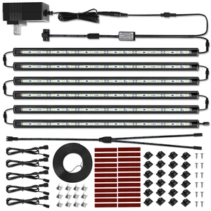 LED Safe Lighting Kit Plug in. Door Control Activated. 5000K | 6 Slim 12 inch Light Bars. Linkable Extendable for Gun Safe, Closet, Tool Box, in-Cabinet Under Counter Pantry. Daylight LED Safe Lighting Kit Plug in. Door Control Activated. 5000K | 6 Slim 12 inch Light Bars. Linkable Extendable for Gun Safe, Closet, Tool Box, in-Cabinet Under Counter Pantry. Daylight