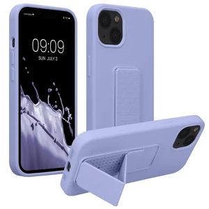 Case for Apple iPhone 13 Case - Soft TPU Cover with Silicone Coating - with Hand Strap and Stand Function - Shockproof - Lavender Case for Apple iPhone 13 Case - Soft TPU Cover with Silicone Coating - with Hand Strap and Stand Function - Shockproof - Lavender