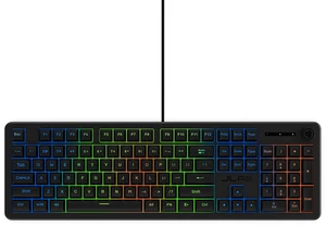 Nightfall Gaming Keyboard, Wired, RGB, 104 Keys, Black Nightfall Gaming Keyboard, Wired, RGB, 104 Keys, Black