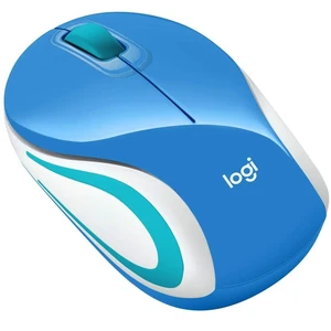 Wireless Mini Mouse M187 Ultra Portable,1000 DPI Optical Tracking, 3-Buttons, PC/Mac/Laptop - Palace Blue Wireless Mini Mouse M187 Ultra Portable,1000 DPI Optical Tracking, 3-Buttons, PC/Mac/Laptop - Palace Blue