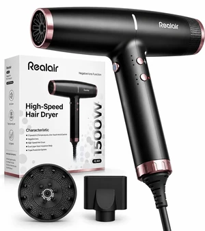 Professional Ionic Hair Dryer with Diffuser, High-Speed Blow Dryer | 200M Negative Ions, Lightweight Travel Blow Dryer with Diffuser, Intelligent Heat Control & Rapid Drying, Low-noise Professional Ionic Hair Dryer with Diffuser, High-Speed Blow Dryer | 200M Negative Ions, Lightweight Travel Blow Dryer with Diffuser, Intelligent Heat Control & Rapid Drying, Low-noise