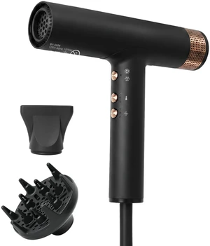 Hair Dryer with Diffuser, 1875W Professional Blow Dryer with 110,000 RPM Brushless Motor, 500 Million Negative Ionic Hair Dryer, 3 Speeds & 3 Heat Settings, Cool Shot, Lightweight&Quiet for Women Men Hair Dryer with Diffuser, 1875W Professional Blow Dryer with 110,000 RPM Brushless Motor, 500 Million Negative Ionic Hair Dryer, 3 Speeds & 3 Heat Settings, Cool Shot, Lightweight&Quiet for Women Men