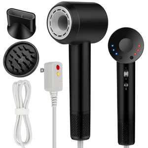 Fast Hair Dryer with Diffuser, Ionic Blow Dryer for Women | High Speed 110,000RPM Brushless Motor, Thermo-Control for Home, Travel & Daily Use, Black Fast Hair Dryer with Diffuser, Ionic Blow Dryer for Women | High Speed 110,000RPM Brushless Motor, Thermo-Control for Home, Travel & Daily Use, Black