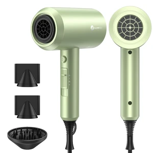 Professional Ionic Hair Dryer, Lime Cream | 1800W Fast Drying, Low Noise, 2 Concentrator Nozzles, 1 Diffuser Attachment Professional Ionic Hair Dryer, Lime Cream | 1800W Fast Drying, Low Noise, 2 Concentrator Nozzles, 1 Diffuser Attachment