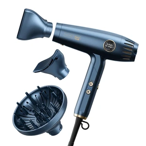 Blow Dryer & Multi-Styler, 1875W, Secure-Fit Attachments | InfinitiPRO DigitalAIRE hair dryer with diffuser, concentrator, Frizz Defense attachment & digital motor for smooth styling Blow Dryer & Multi-Styler, 1875W, Secure-Fit Attachments | InfinitiPRO DigitalAIRE hair dryer with diffuser, concentrator, Frizz Defense attachment & digital motor for smooth styling