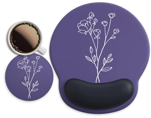 Ergonomic Mouse Pad with Wrist Rest Support,Gel Mouse Pads for Desk | Big Mousepad With Coaster Non-slip & Pain Relief for Computer, Home&Office Desk Decor Ergonomic Mouse Pad with Wrist Rest Support,Gel Mouse Pads for Desk | Big Mousepad With Coaster Non-slip & Pain Relief for Computer, Home&Office Desk Decor