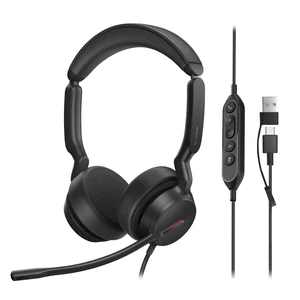 UH44 Wired USB Headset for Work, USB-C/A, 2 Noise-Canceling Mics | wired headphones with microphone for work,usb headset for pc laptop,office headset,work from home,busy light,inline controls UH44 Wired USB Headset for Work, USB-C/A, 2 Noise-Canceling Mics | wired headphones with microphone for work,usb headset for pc laptop,office headset,work from home,busy light,inline controls