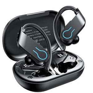 Wireless Earbuds 120H Playtime Bluetooth 6.1 Sport Headphones with Earhooks | IP7 Waterproof In-ear Buds Feature ENC Noise Cancelling Mic & Hi-Res Audio Earphones, Digital Display Wireless Earbuds 120H Playtime Bluetooth 6.1 Sport Headphones with Earhooks | IP7 Waterproof In-ear Buds Feature ENC Noise Cancelling Mic & Hi-Res Audio Earphones, Digital Display