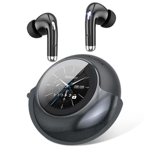 Wireless Earbuds with Smart Touch Screen & 180° Rotating Case, Bluetooth 5.4 Headphones, Noise Cancelling Ear Buds for Clear Calls, Stress Relief Design Earphones (Black) Wireless Earbuds with Smart Touch Screen & 180° Rotating Case, Bluetooth 5.4 Headphones, Noise Cancelling Ear Buds for Clear Calls, Stress Relief Design Earphones (Black)