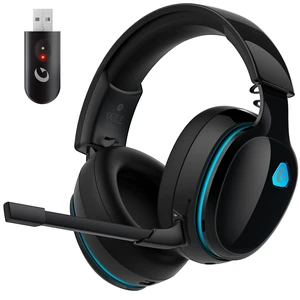 2.4GHz Wireless Gaming Headset for PS5, PS4, PC, Switch, 45Hr, Black | Bluetooth 6.0 Gaming Headphones with Noise Canceling Mic, 7.1 Virtual Surround, Great for Fortnite & Call of Duty/FPS Gamers 2.4GHz Wireless Gaming Headset for PS5, PS4, PC, Switch, 45Hr, Black | Bluetooth 6.0 Gaming Headphones with Noise Canceling Mic, 7.1 Virtual Surround, Great for Fortnite & Call of Duty/FPS Gamers