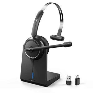 Wireless Headset5.2 for CallCenter,BluetoothHeadphones with Mic for Work(Noise Cancelling|65HWoktime&Mute Button|Wireless Headset for WorkfromHome/Office/PC/Laptop(Upgraded:USB-C Adapter Included Wireless Headset5.2 for CallCenter,BluetoothHeadphones with Mic for Work(Noise Cancelling|65HWoktime&Mute Button|Wireless Headset for WorkfromHome/Office/PC/Laptop(Upgraded:USB-C Adapter Included