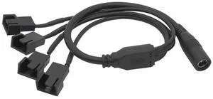 WRIARICH DC 5.5*2.1 mm Female 1 to 4 12V 4Pin PWM Fan Adapter Power Supply Connector Cable WRIARICH DC 5.5*2.1 mm Female 1 to 4 12V 4Pin PWM Fan Adapter Power Supply Connector Cable