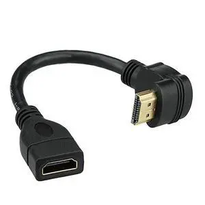 WRIARICH HDMI Extension Cable High Speed 90Degree Angle HDMI Male to Female Extension Wire Cord HDMI Extender Gold Plated Plugs Black 05FT WRIARICH HDMI Extension Cable High Speed 90Degree Angle HDMI Male to Female Extension Wire Cord HDMI Extender Gold Plated Plugs Black 05FT