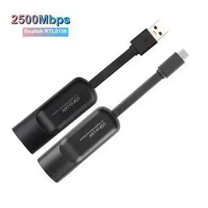 2500Mbps Ethernet Adapter 2.5 Gigabit USB Type C to RJ45 Lan Wired Ethernet Gigabit Adapter Network Card for MacBook iPad Pro 2500Mbps Ethernet Adapter 2.5 Gigabit USB Type C to RJ45 Lan Wired Ethernet Gigabit Adapter Network Card for MacBook iPad Pro